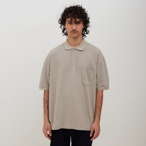 Nanamica H/S Polo Shirt Taupe SUHS316E Degli Uberti